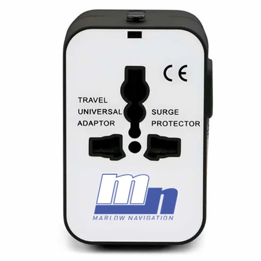 Universal Travel Adapter with Dual USB Ports