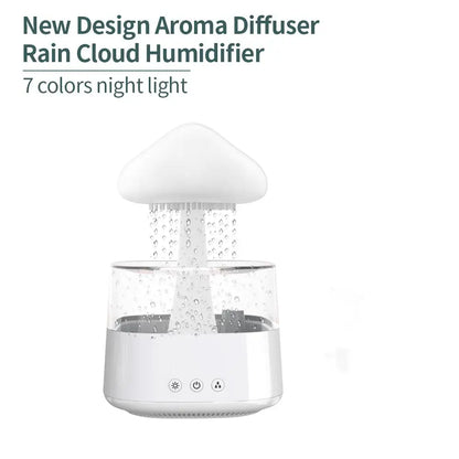 RGB Rain Cloud Diffuser Humidifier with Rain Sounds