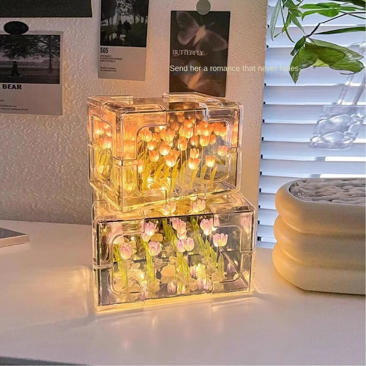 3D Tulip Flower Night Lamp Kit