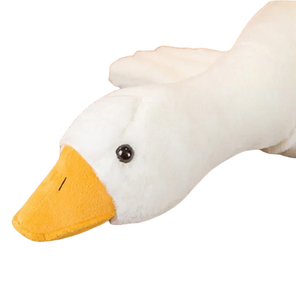 DrowsyDuck™ White Stuffed Duck Plushie