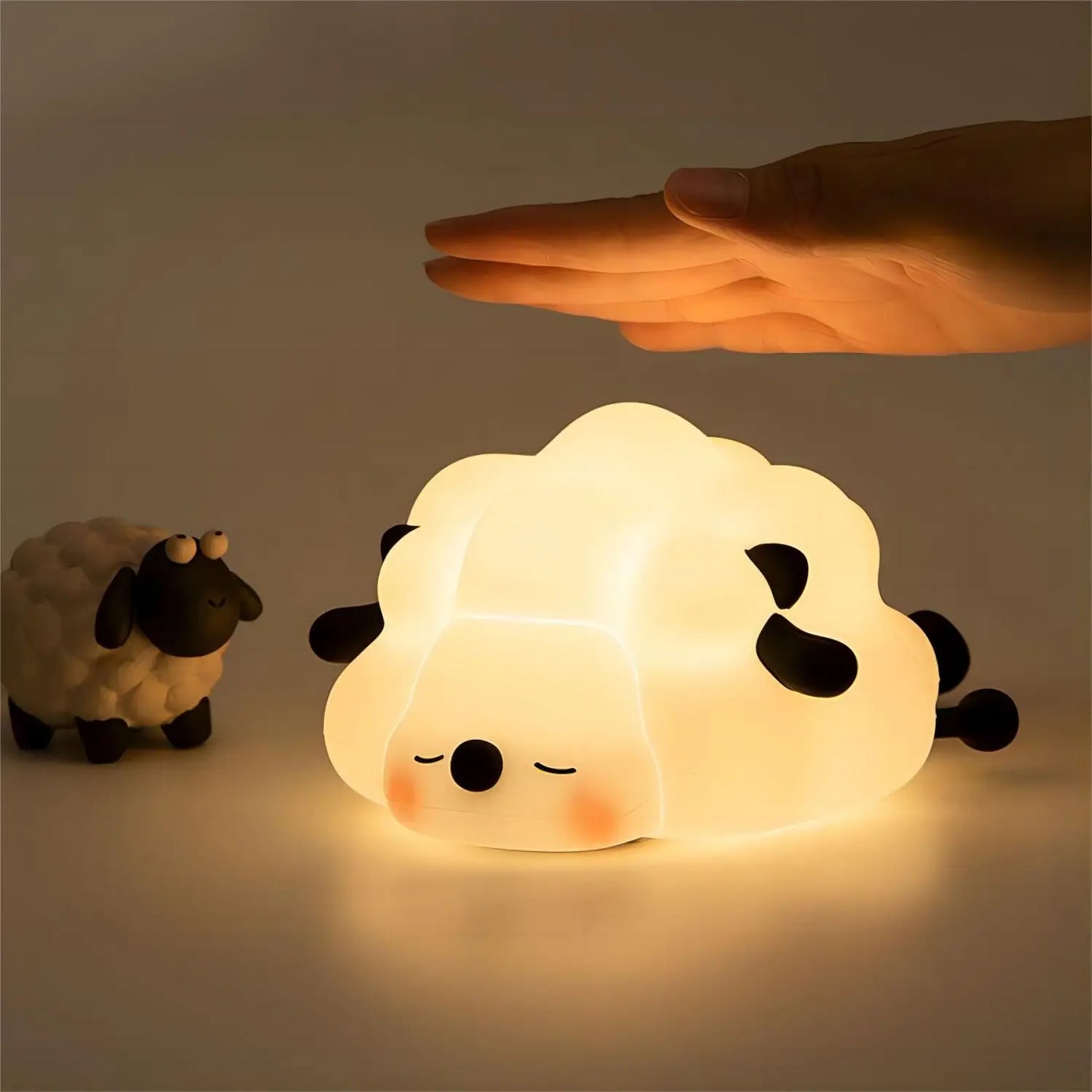 USB Rechargeable Silicone Night Light - Cute Sheep, Panda, Rabbit Designs