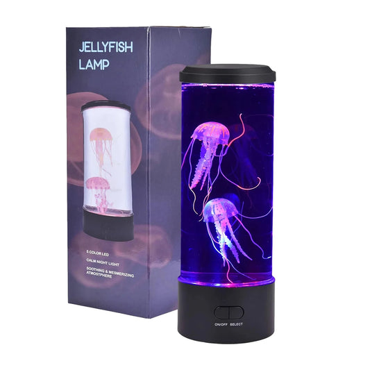 Color-Changing LED Jellyfish Lamp - USB/Battery Powered Night Light for Kids and Adults